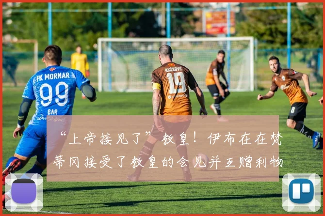 “上帝接见了”教皇！伊布在在梵蒂冈接受了教皇的会见并互赠利物
