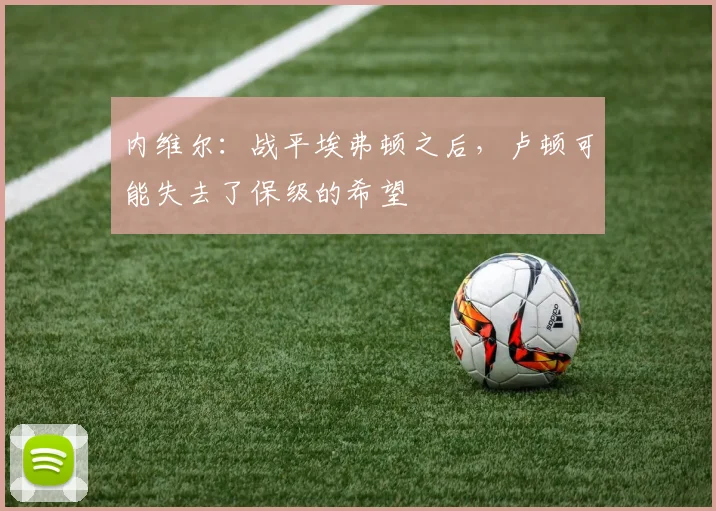 内维尔：战平埃弗顿之后，卢顿可能失去了保级的希望